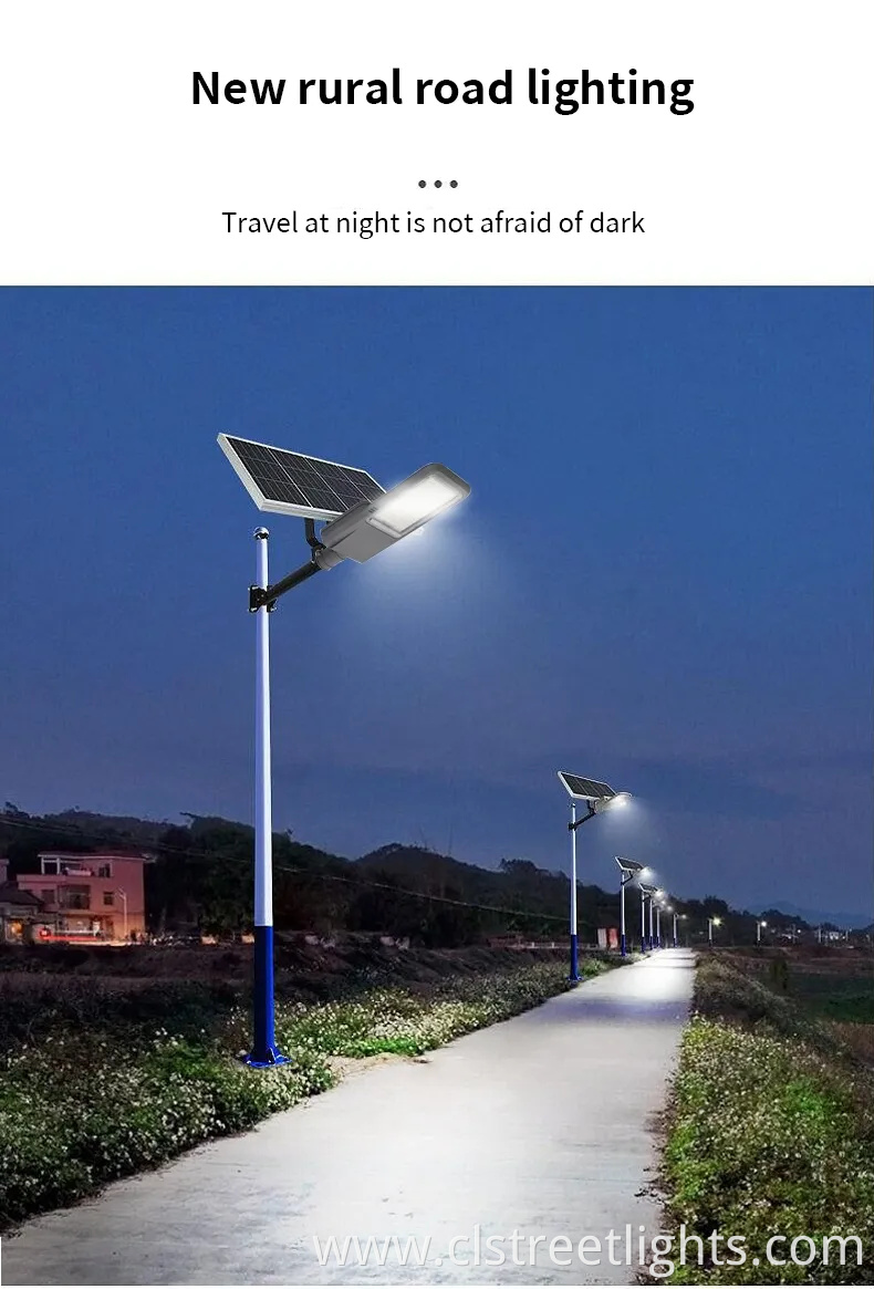 Die-Cast Alu Solar Panel and Lamp Seperately Split-Type 200W LED Street Light Radar Outdoor Road Garden Super High Lm Cheap Price Solar Street Light